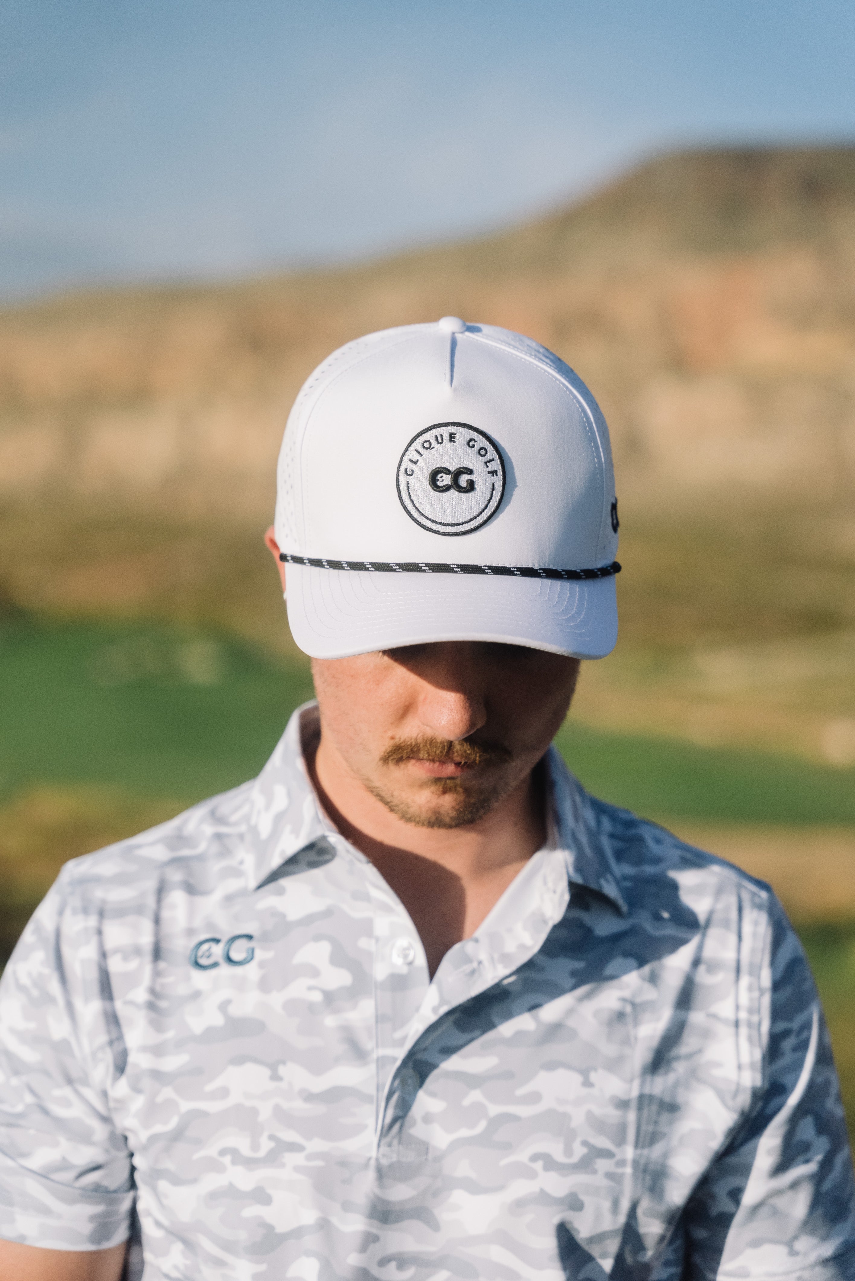 Clique Rope Hat - White