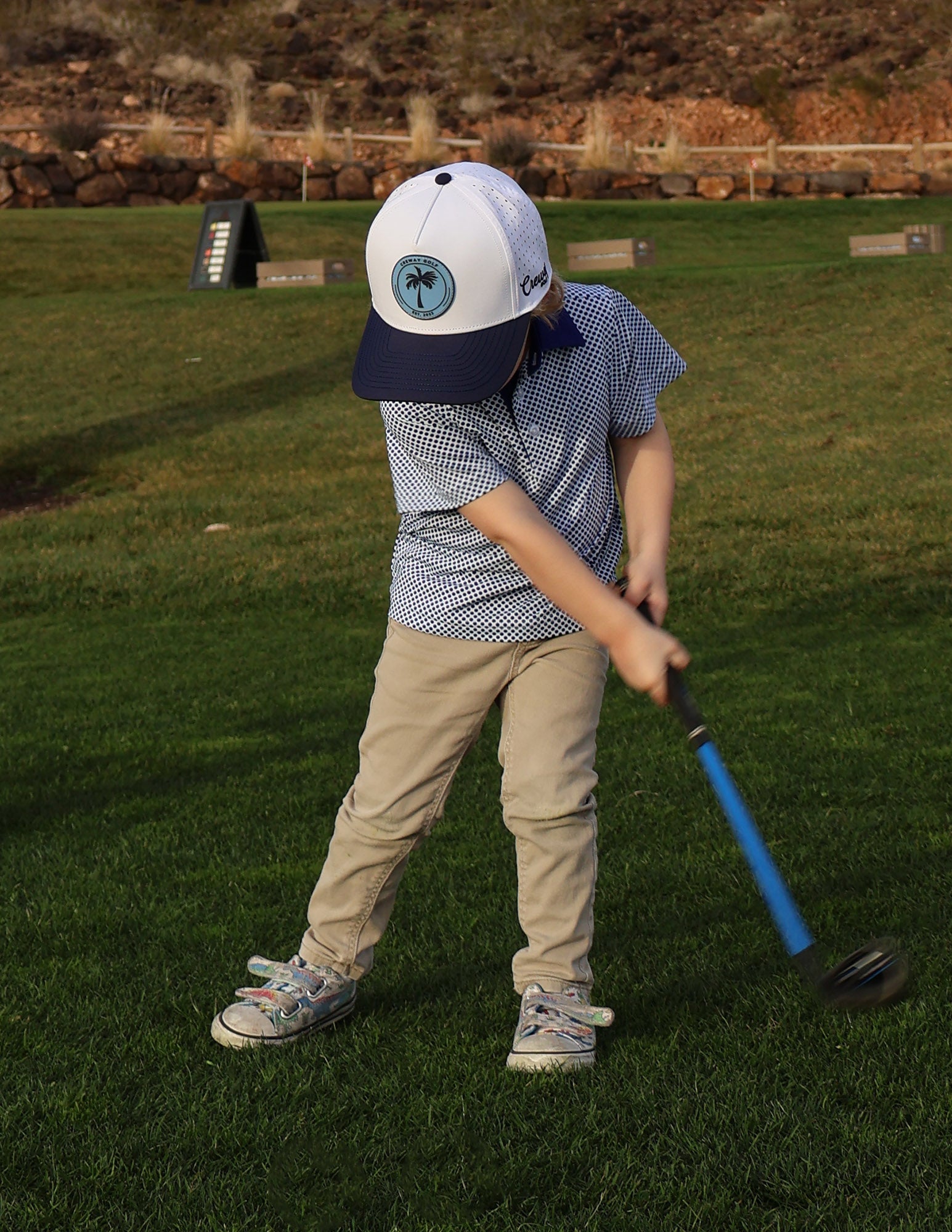 Kids Coastal Palm Hat
