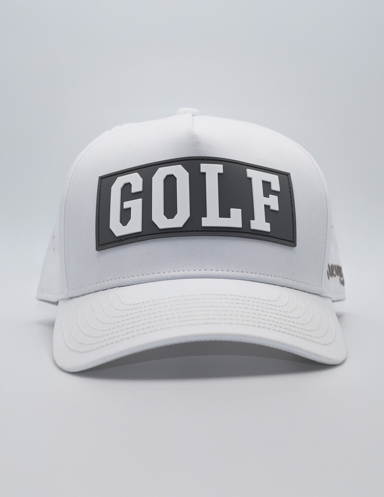 Kids White GOLF Hat