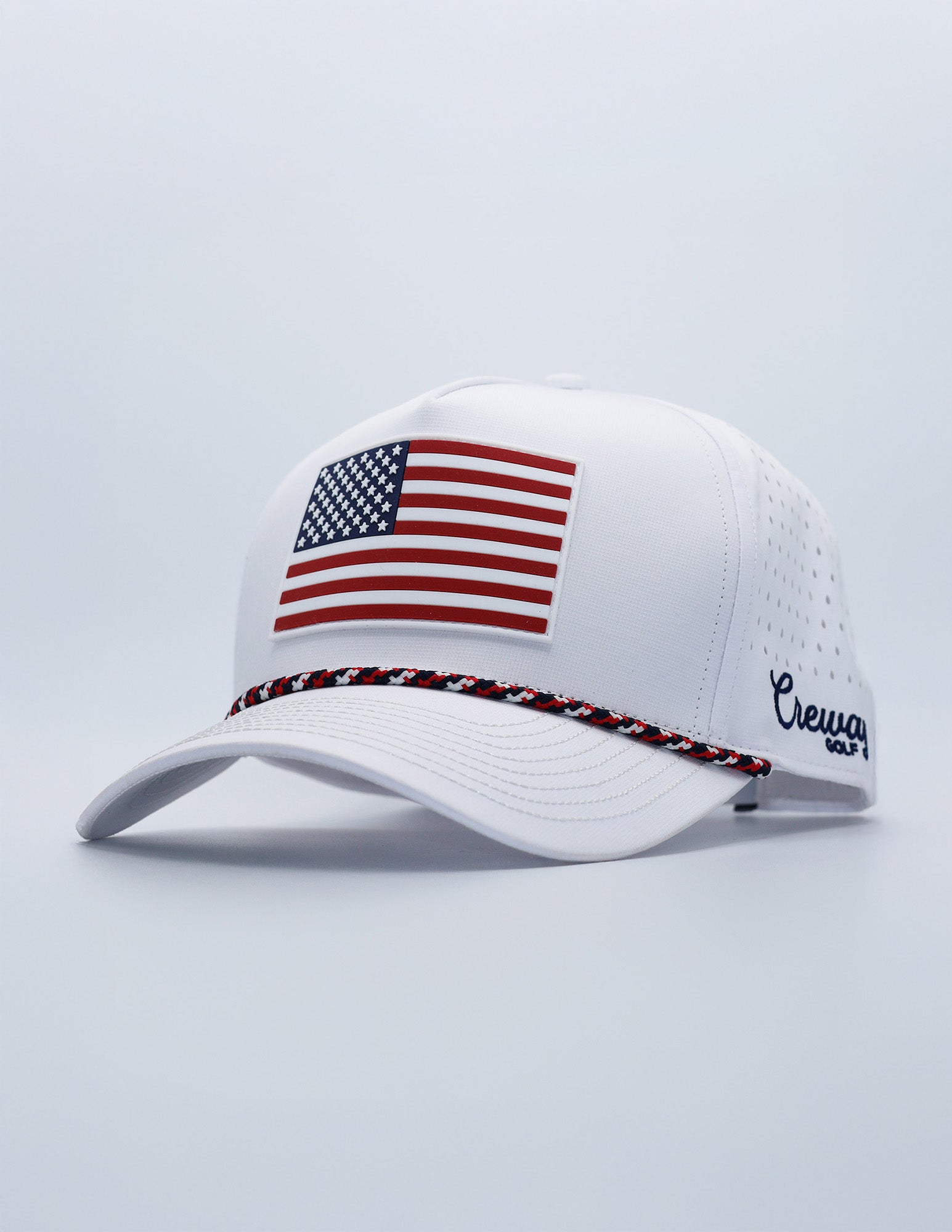 Kids White Flag Hat