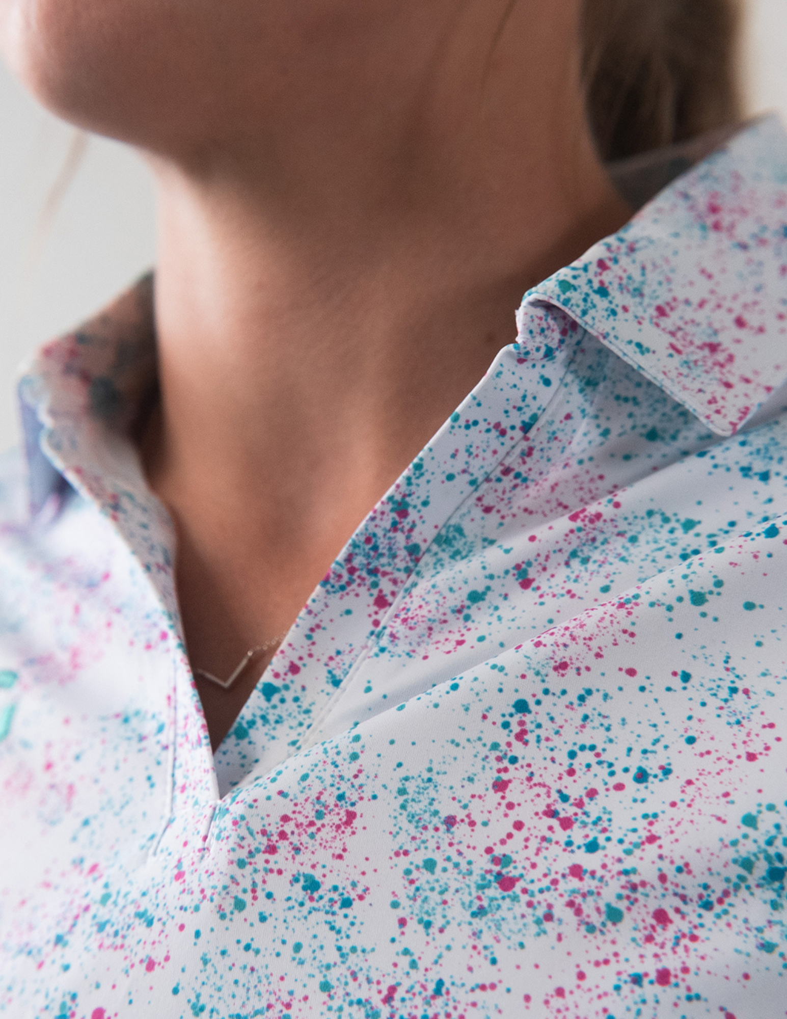 Pink and Blue Splatter