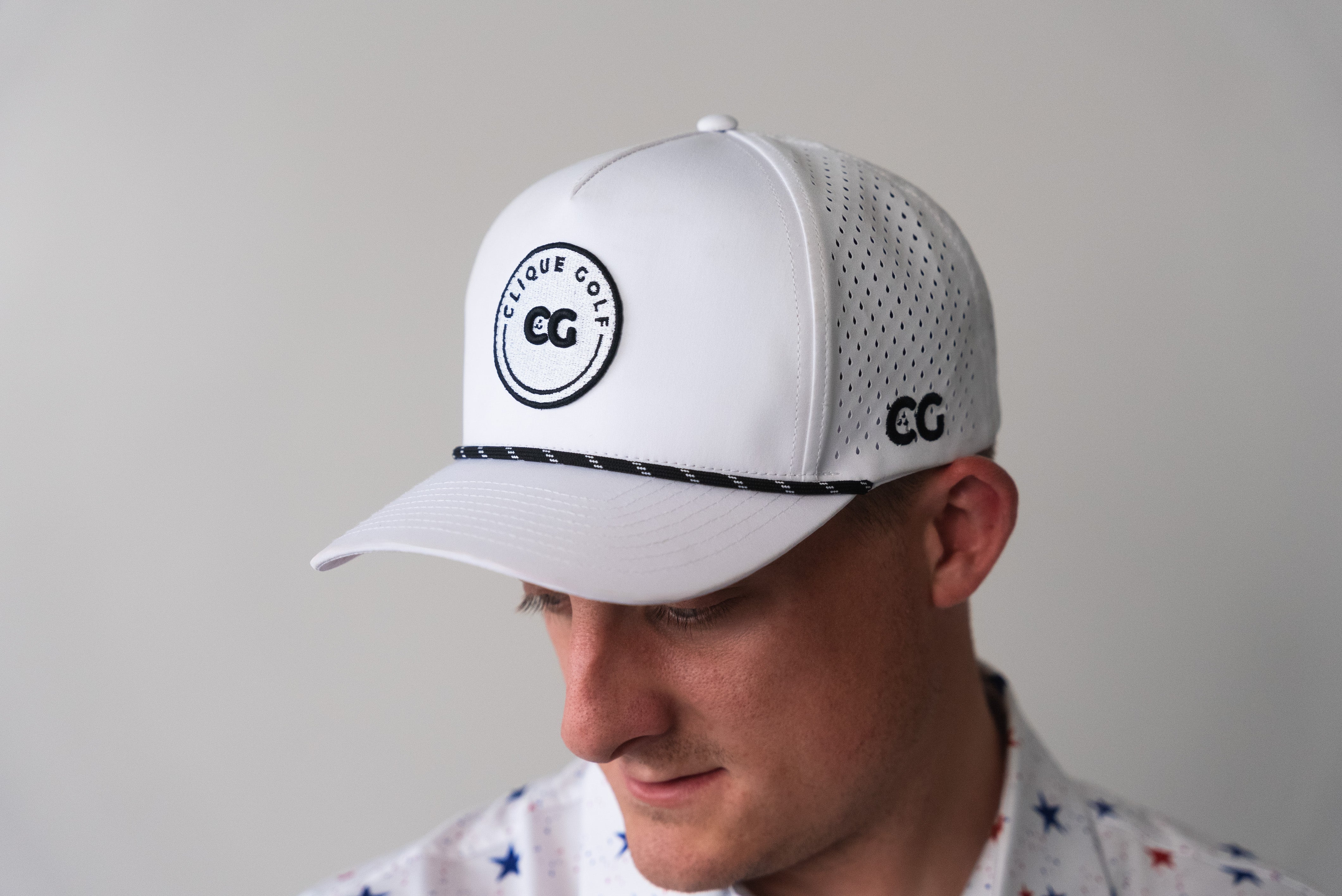 Clique Rope Hat - White