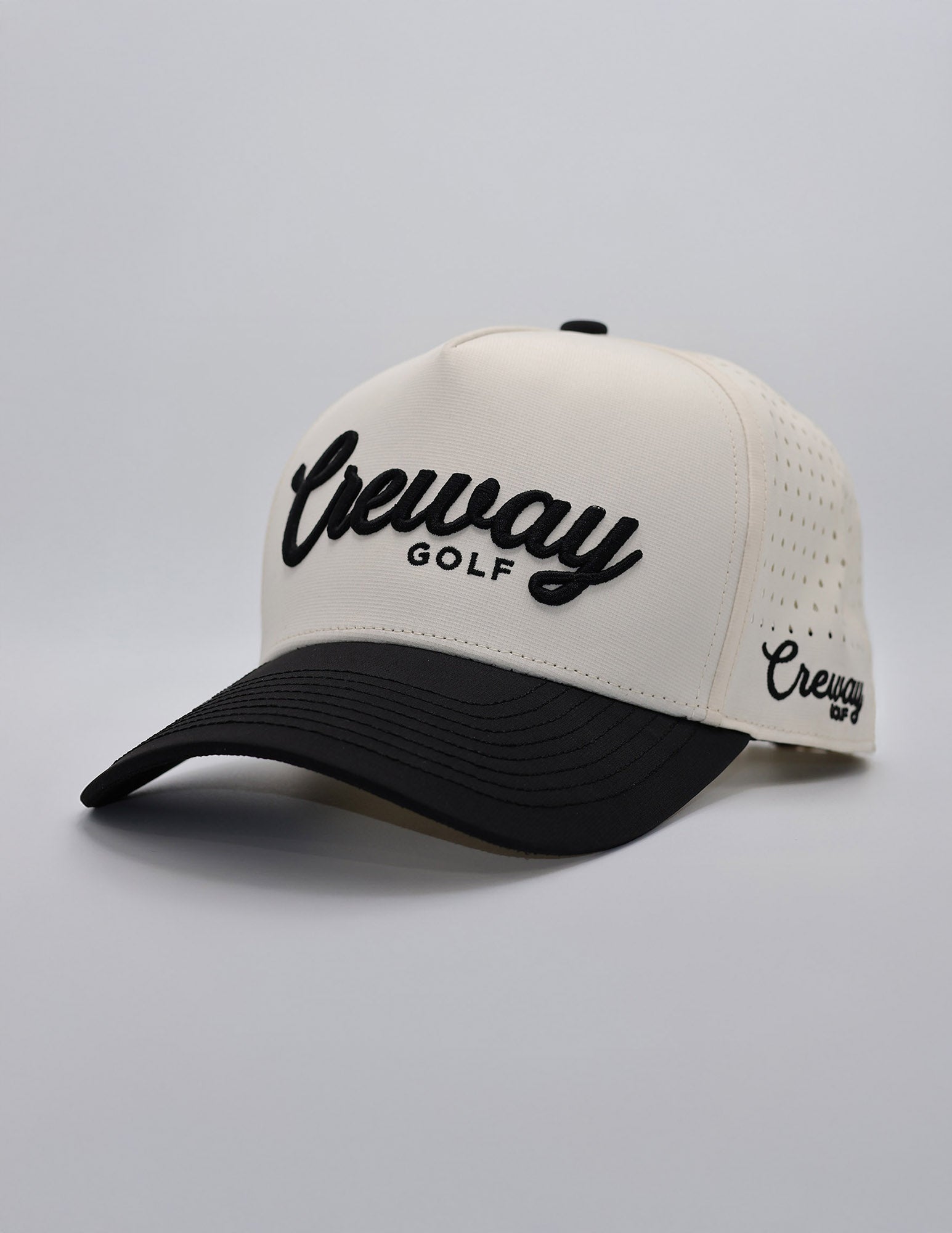 Kids Black and Tan Script Hat