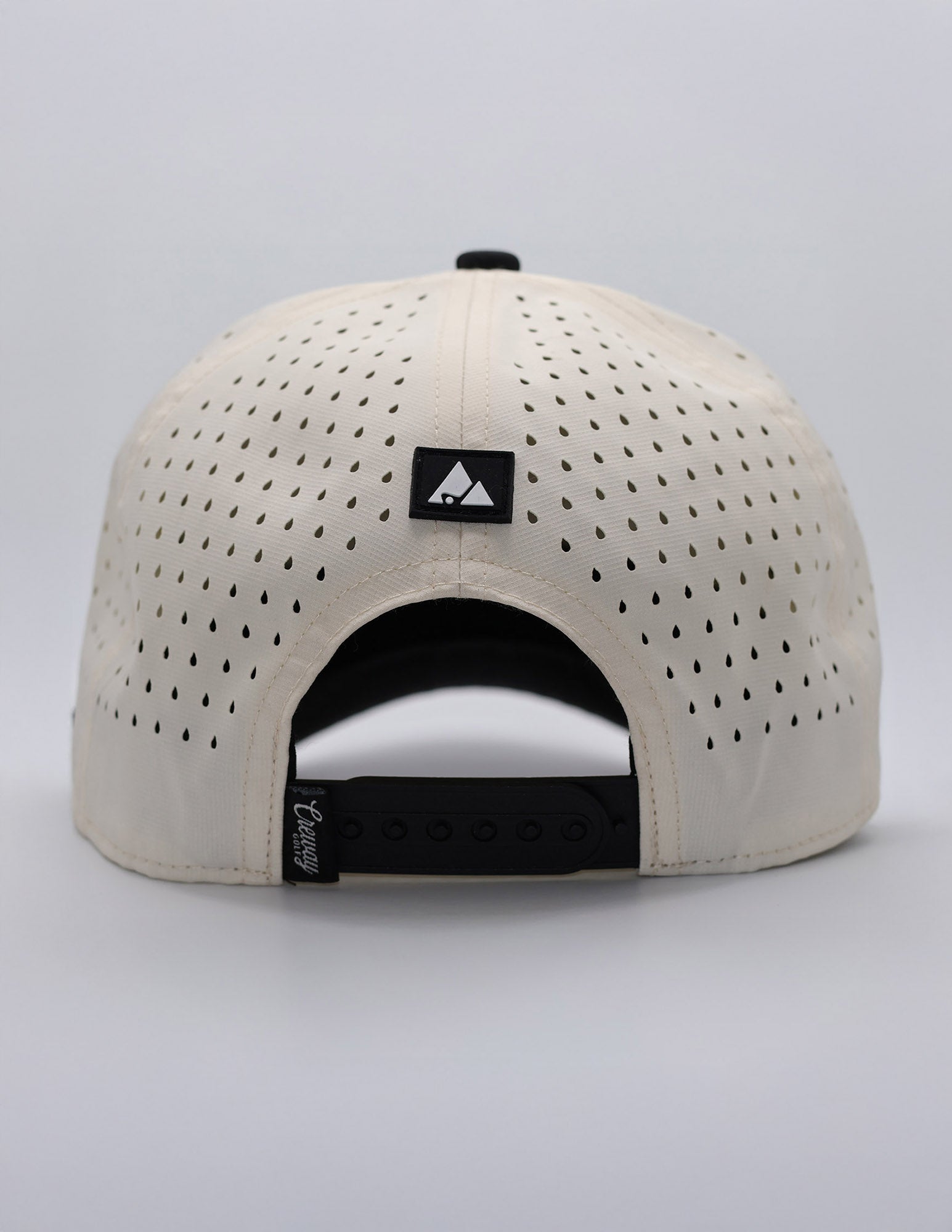 Kids Black and Tan Script Hat