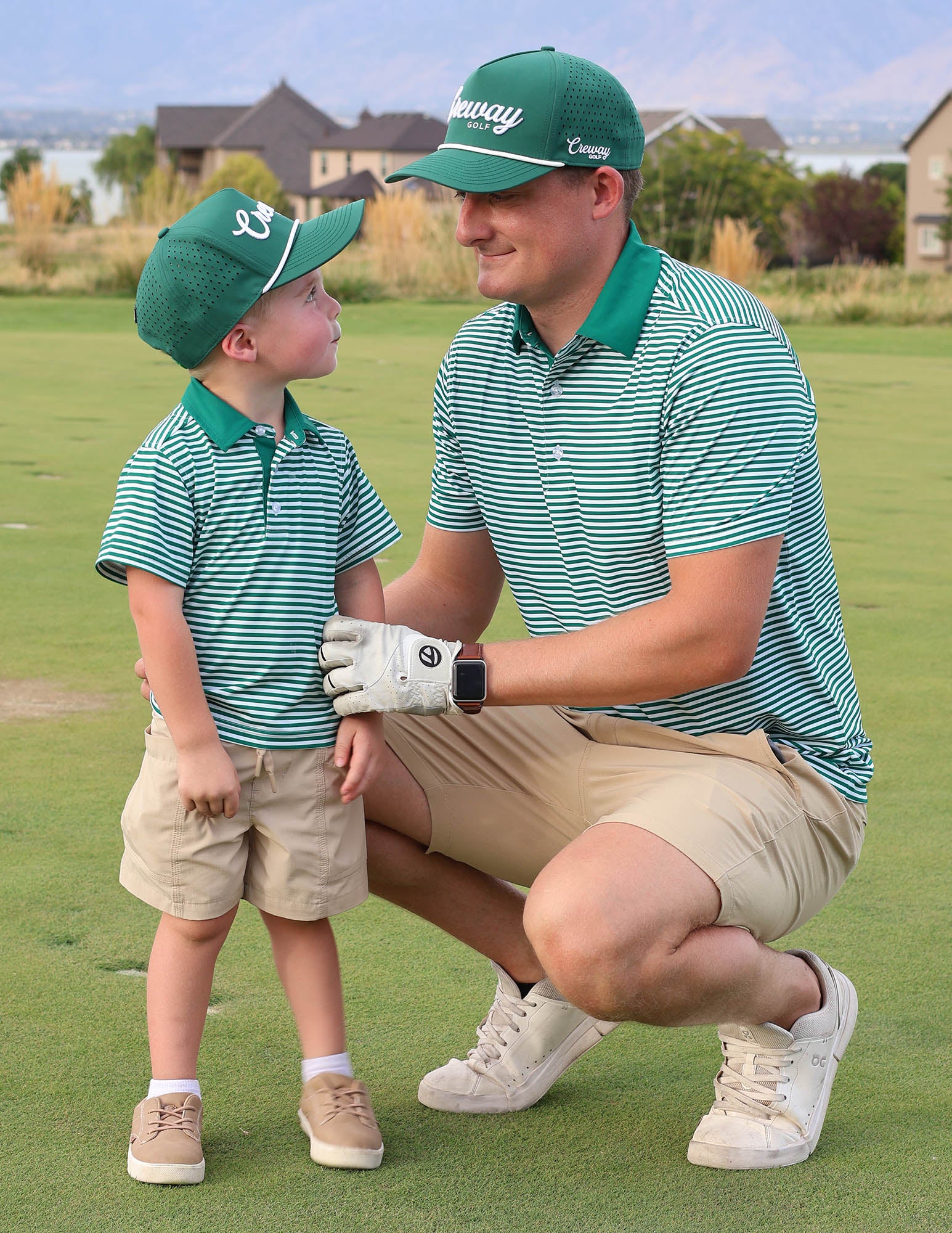 Kids Green Script Hat