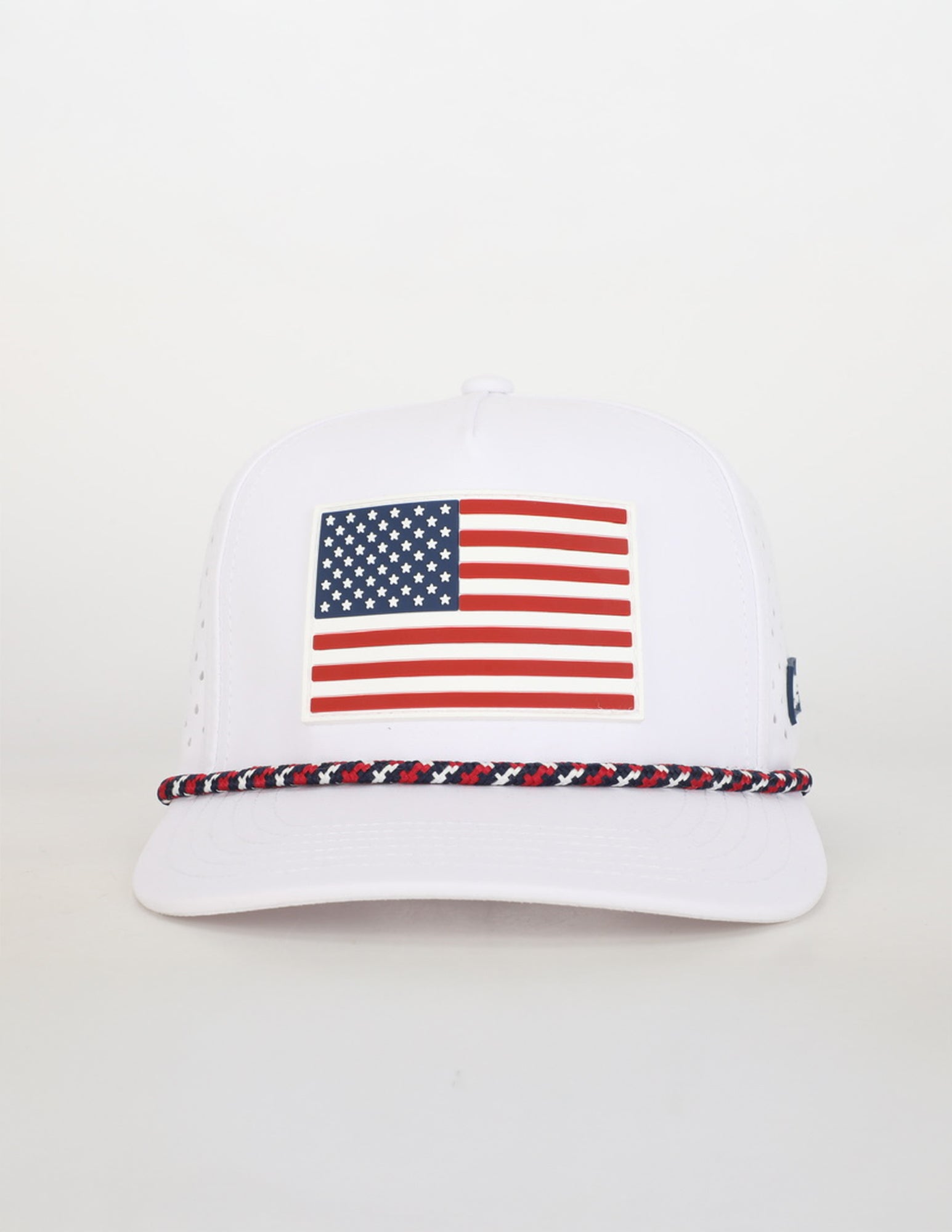 Kids White Flag Hat