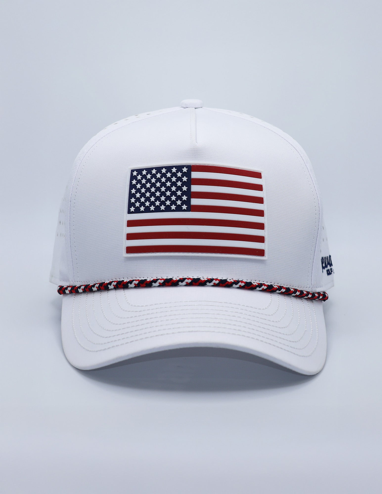 Kids White Flag Hat