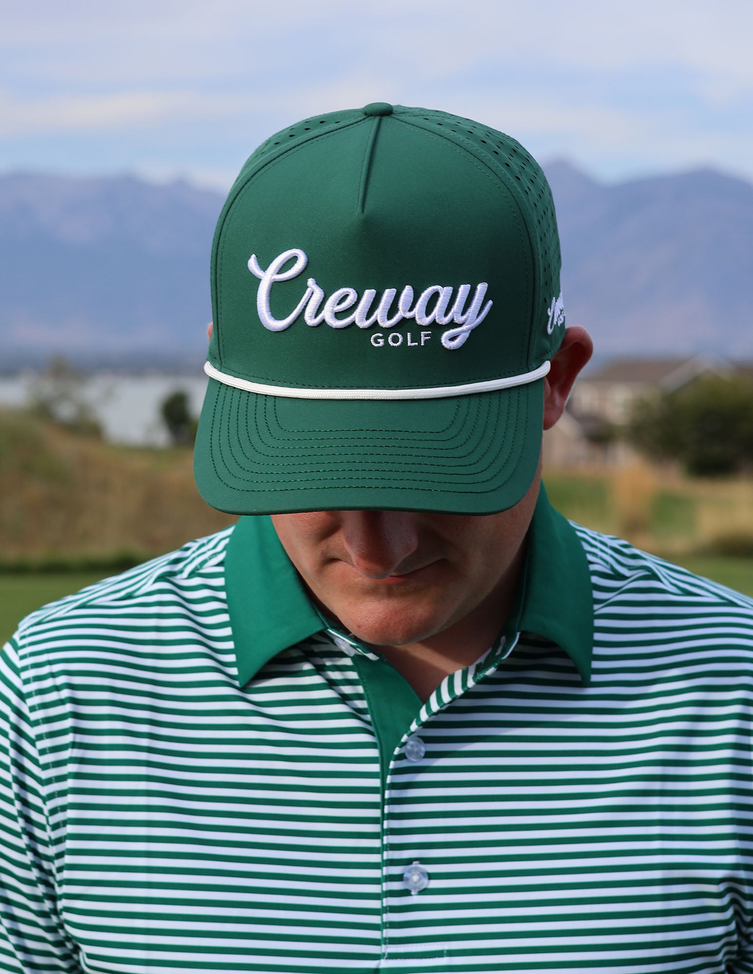 Green Script Hat