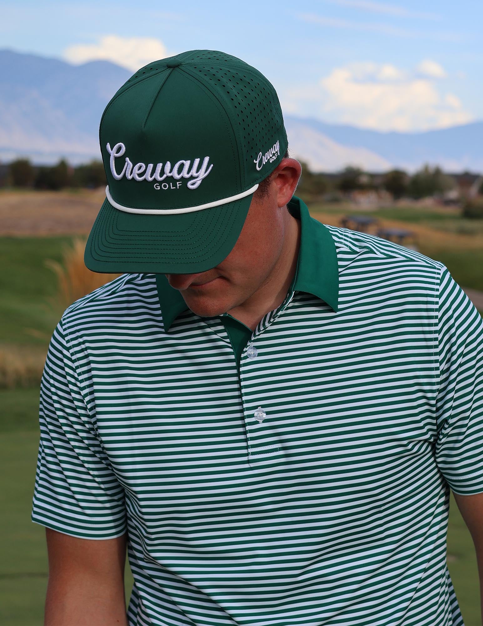 Green Script Hat