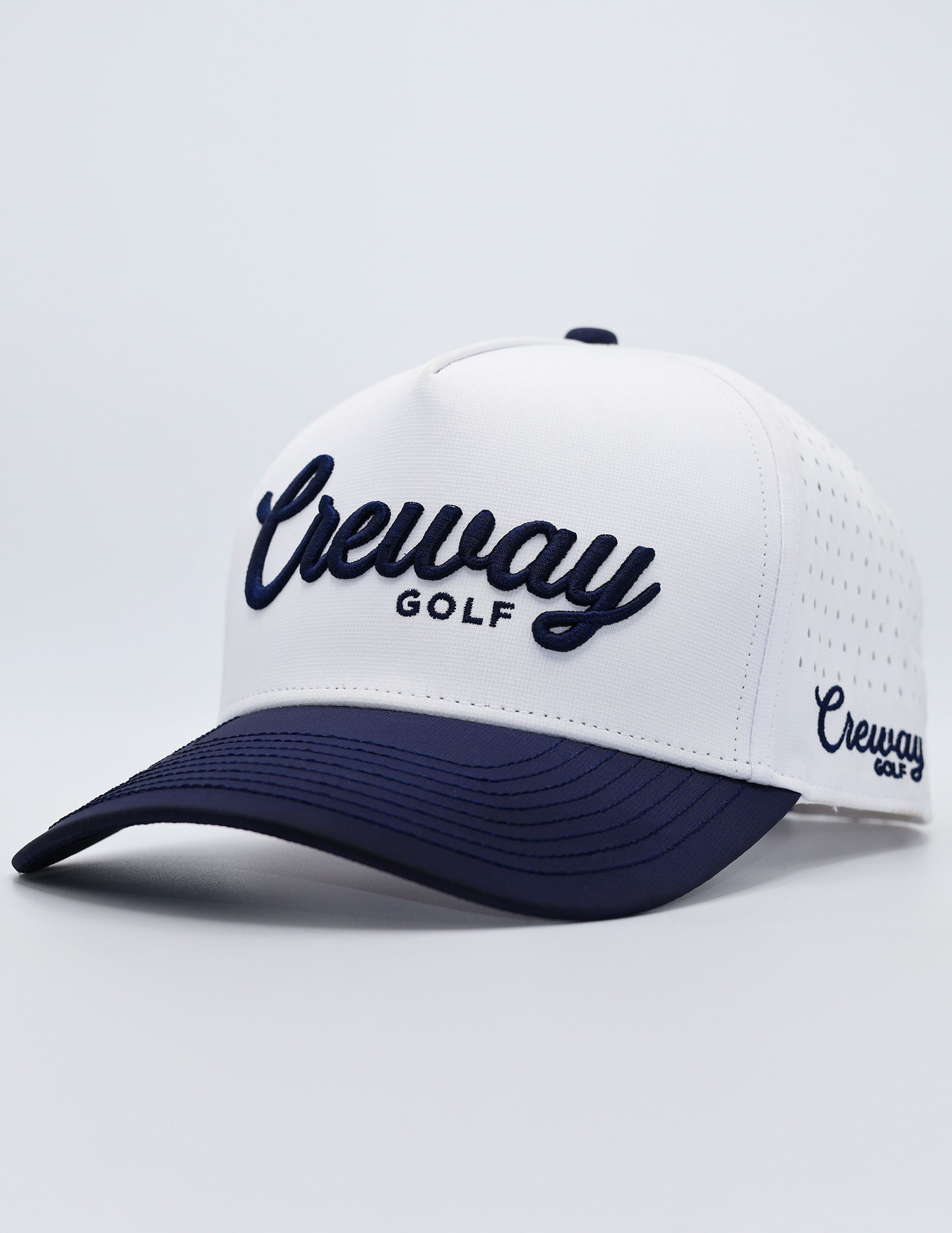 Navy Script Hat