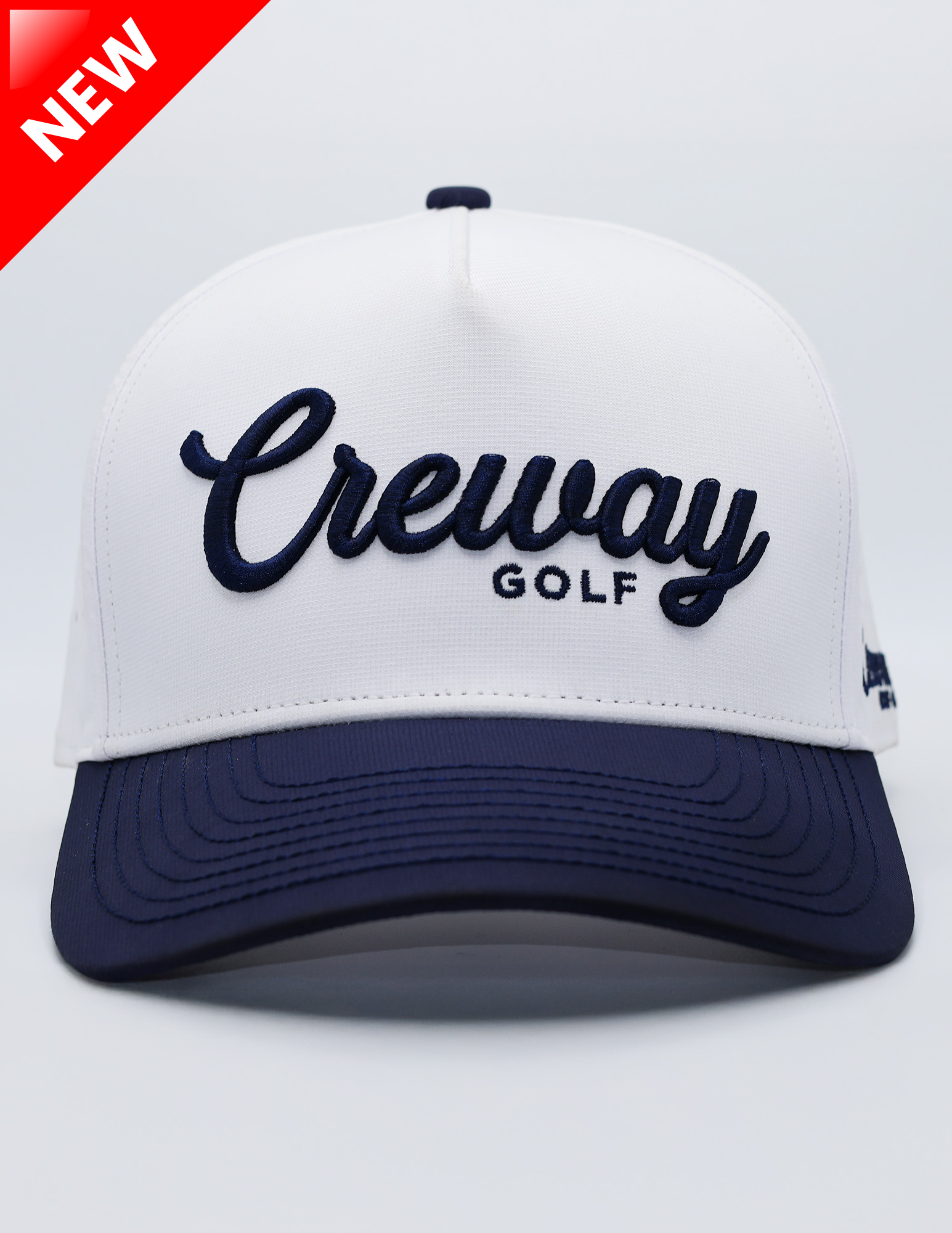 Navy Script Hat