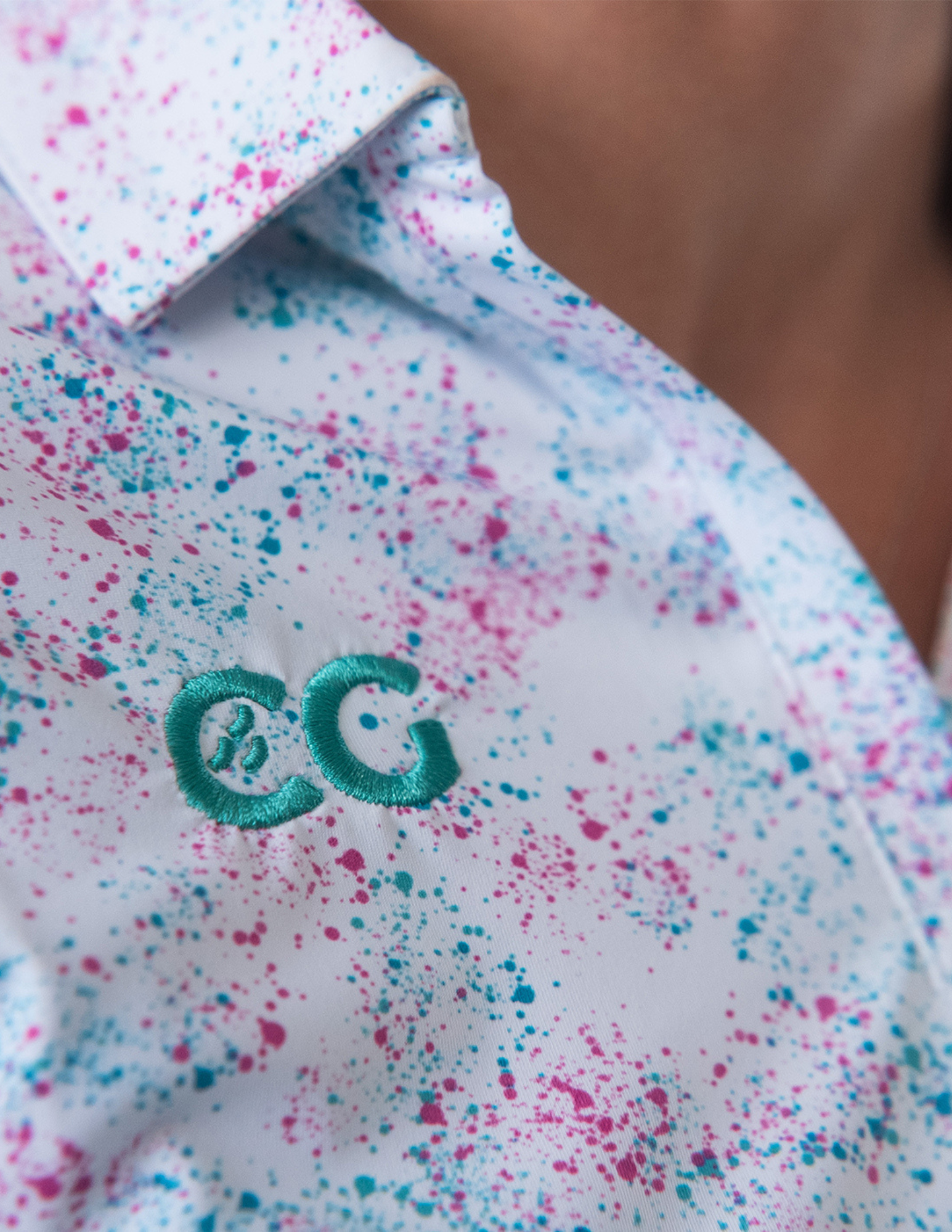 Pink and Blue Splatter