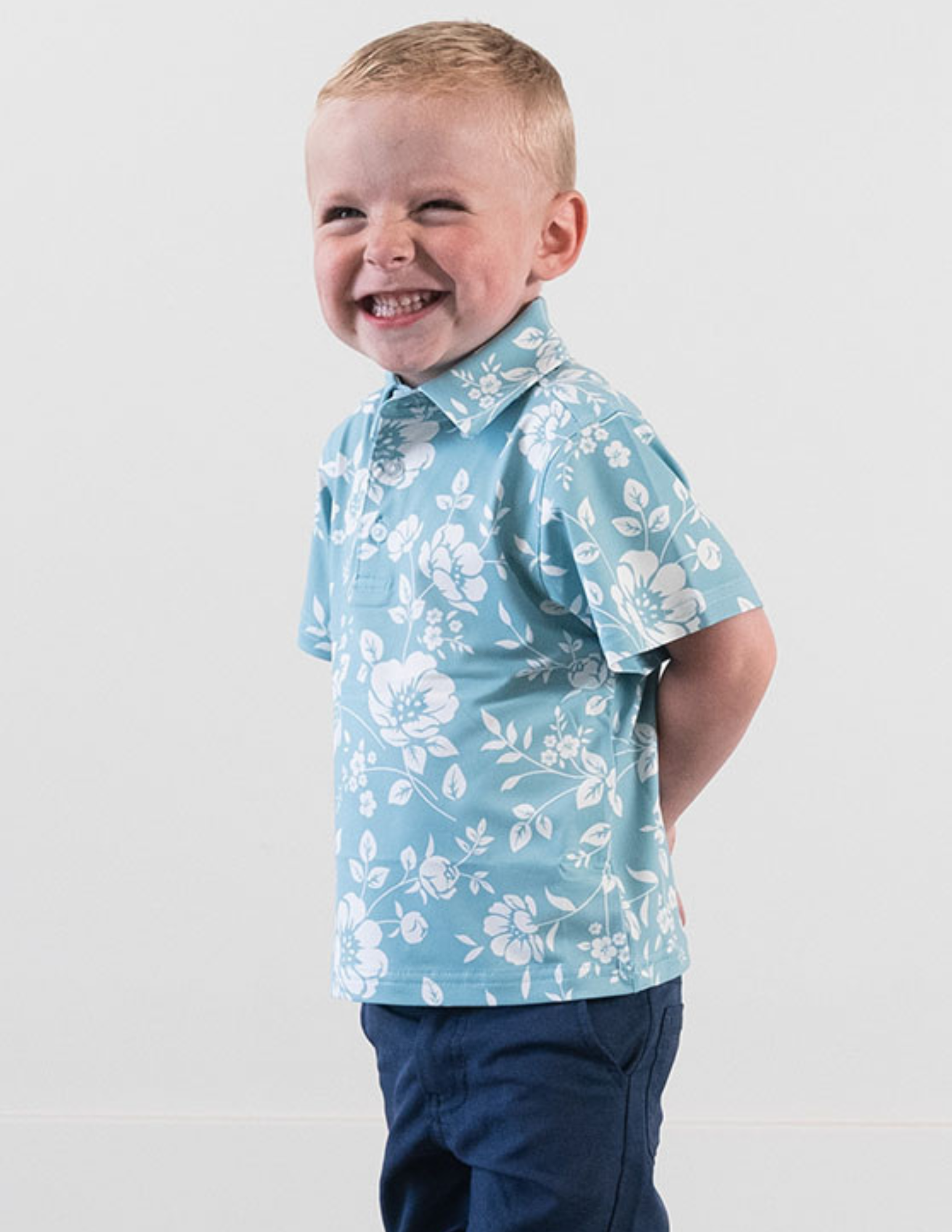 Youth Friday Flowers Blue