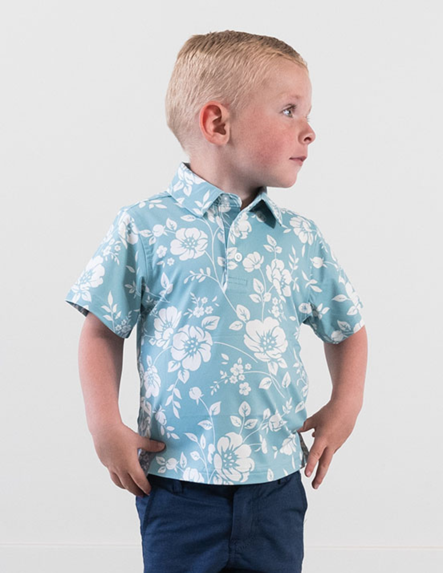 Youth Friday Flowers Blue